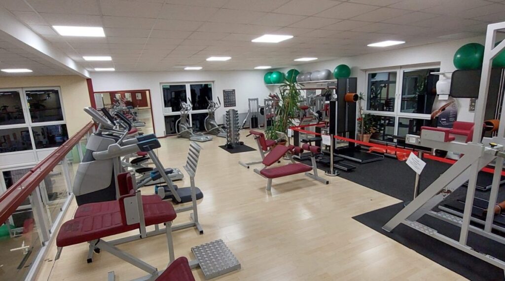 Sportpark Brakel, Trainingsfläche mit Geräten